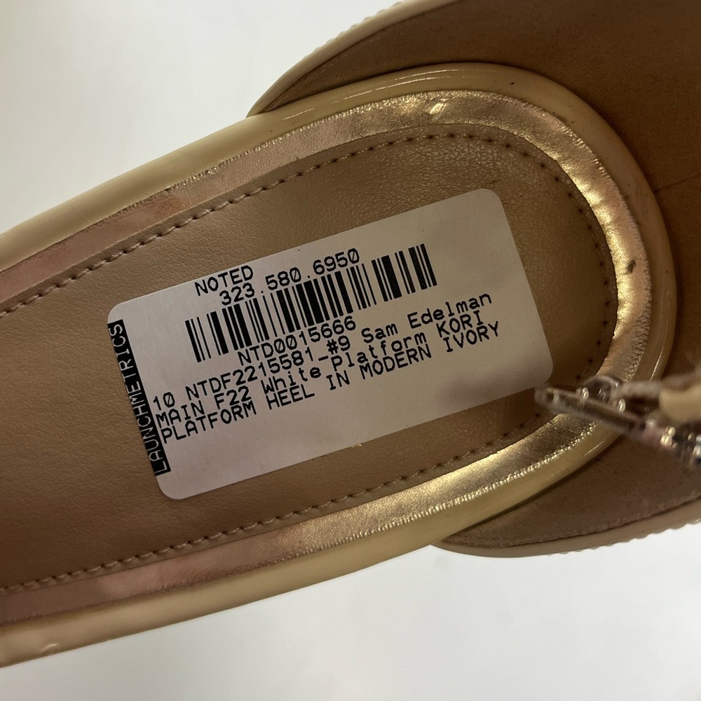 Sam Edelman Kori Platform Heels in Modern Ivory - Size 10 - G83-10 - Picture 12 of 12